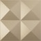 Ekena Millwork 11 7/8in. W x 11 7/8in. H Tirana EnduraWall Decorative 3D Wall Panel Covers 0.98 Sq. Ft. WP12X12TIECE - alternate 1